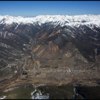 Silverton Colorado Aerial