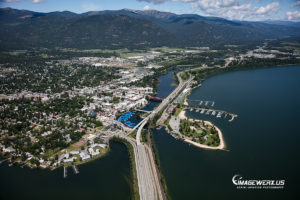 Sandpoint, ID aerial