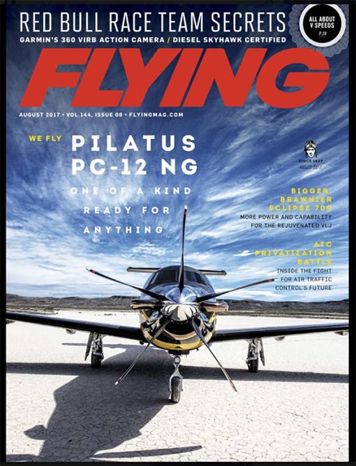 Pilatus PC-12NG N1677 Flying Magazine Cover
