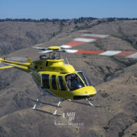 Bell 407 Helicopter Air to Air