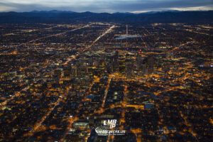Denver Night Aerial 6380
